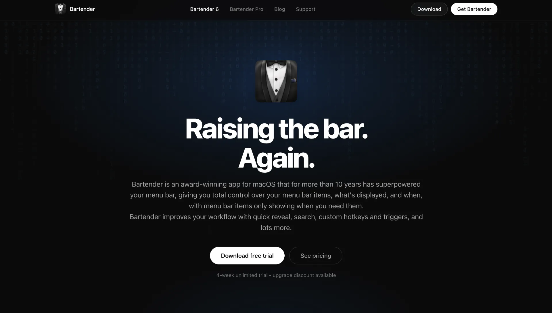 Bartender screenshot